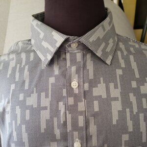 DKNY, NWT, Multi colored geometric, Size 18-34/35 Slim Fit